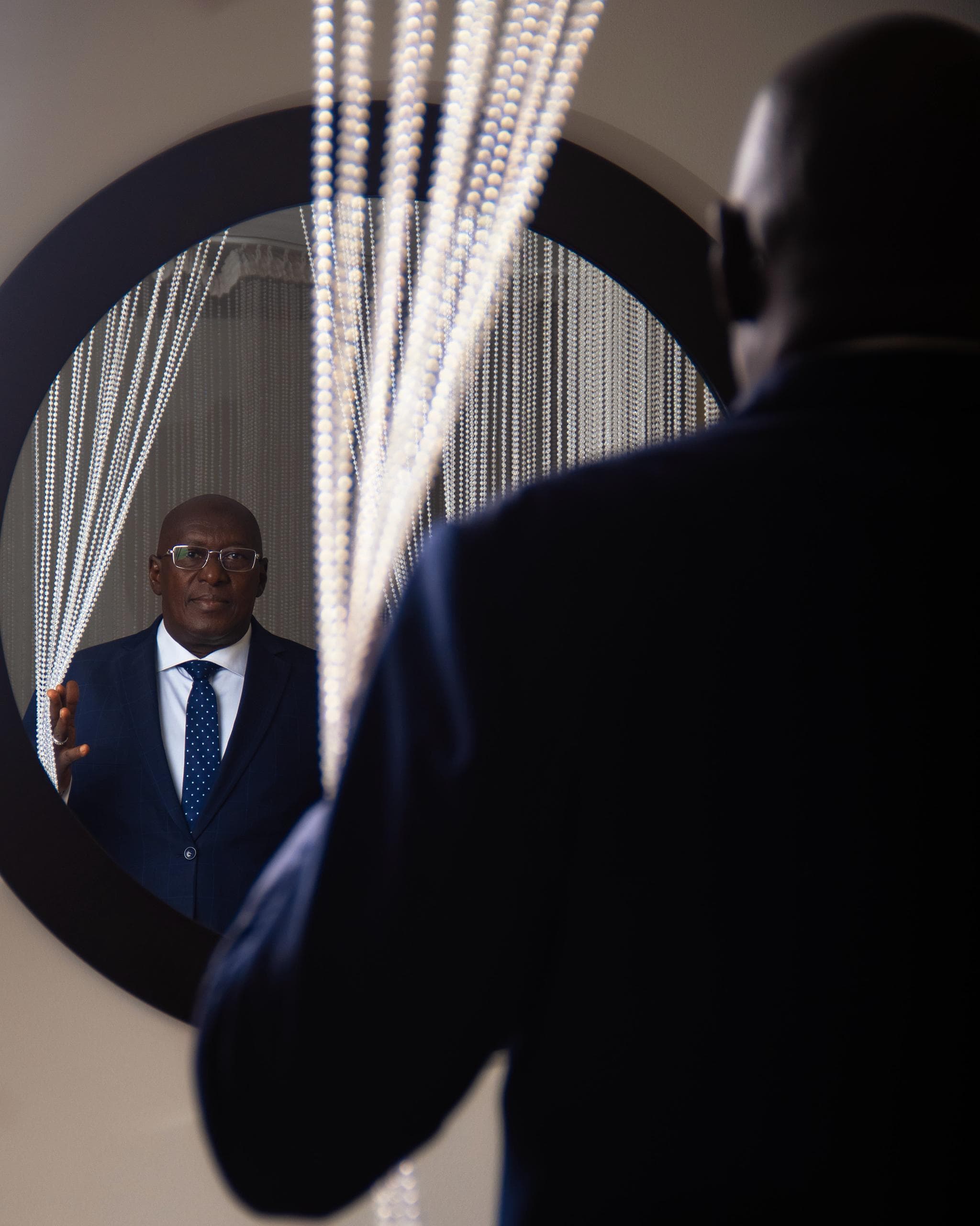 Reflection — an artistic mirror portrait